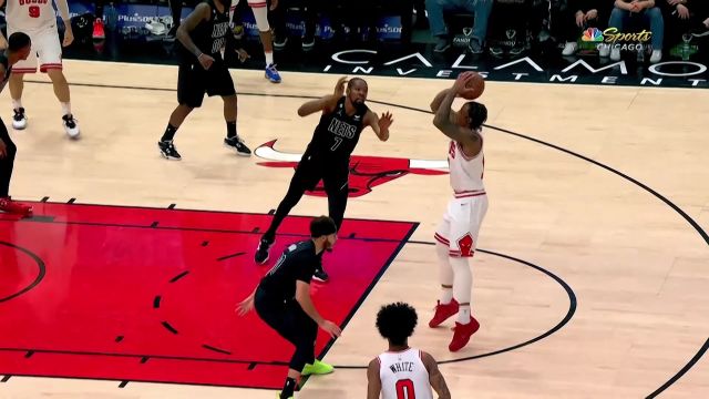 【2023年01月05日 篮网vs公牛集锦】德罗赞vs篮网集锦 轻取22+7连续命中关键球