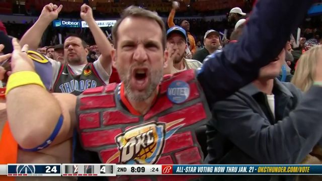 【2023年01月07日 奇才vs雷霆集锦】多点开花！曼恩假意突破晃飞防守吉迪外线三分涮网而入