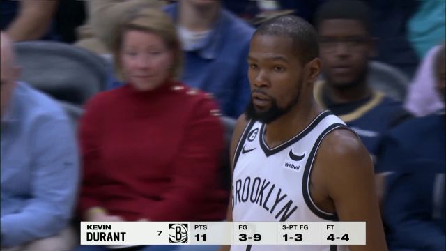 【2023年01月07日】篮网vs鹈鹕二路皓篮球解说全场回放