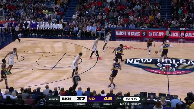 【2023年01月07日】篮网vs鹈鹕第2节英文原声回放