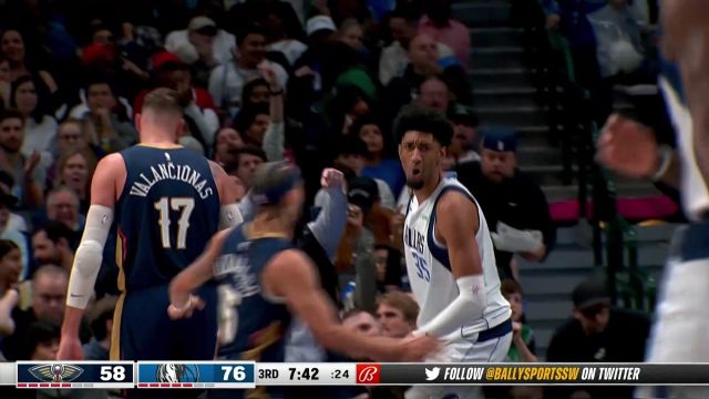 【2023年01月08日 鹈鹕vs独行侠集锦】东契奇秀魔法致敬魔术师 勾手式不看人妙传助伍德吃饼