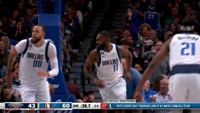 【2023年01月08日 鹈鹕vs独行侠集锦】哈达威虎口夺食丹尼尔斯 快马加鞭上演反击一条龙暴扣