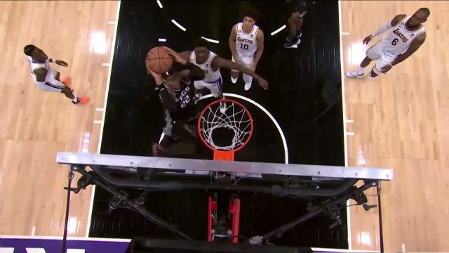 【2023年01月08日 湖人vs国王集锦】如入无人之境！霍姆斯见缝插针暴力灌篮无解无畏