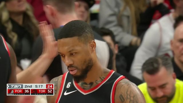 【2023年01月09日 开拓者vs猛龙集锦】快刀斩乱麻！利拉德见缝插针突破上篮造杀伤