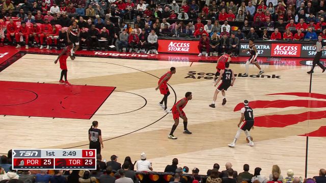 【2023年01月09日 开拓者vs猛龙集锦】开拓者vs猛龙精华回放 利拉德空砍34+8猛龙击退开拓者止3连败