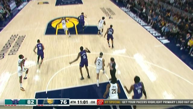 【2023年01月09日 黄蜂vs步行者集锦】想进球先过我这一关 马丁追身大帽扇晕希尔德