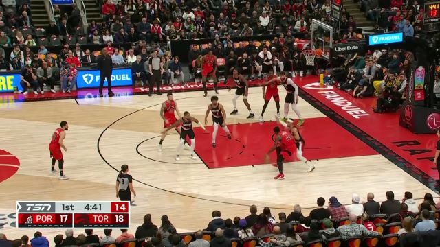 【2023年01月09日 开拓者vs猛龙集锦】脚踝终结者！西亚卡姆蛇皮走位翻身上篮一气呵成