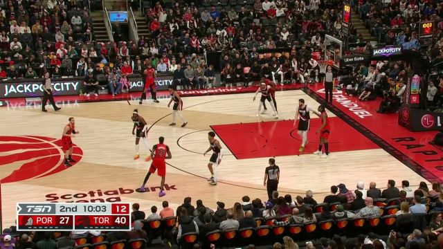 【2023年01月09日 开拓者vs猛龙集锦】默契值满分！弗林穿针引线助飞阿丘瓦空接暴扣炸筐