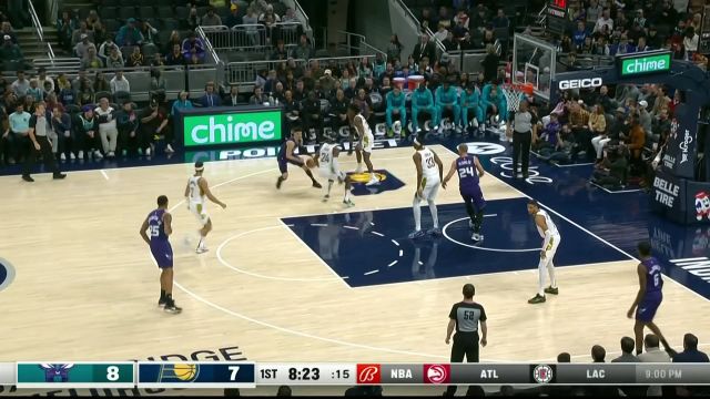 【2023年01月09日 黄蜂vs步行者集锦】一个字就是干 鲍尔连续杀入连取4分