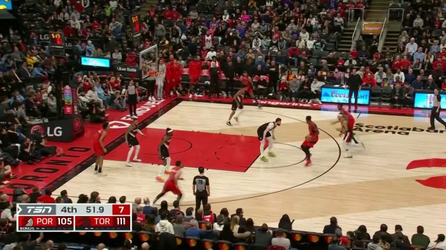 【2023年01月09日 开拓者vs猛龙集锦】完美收工！科洛科眼疾手快补篮得手锁定胜局