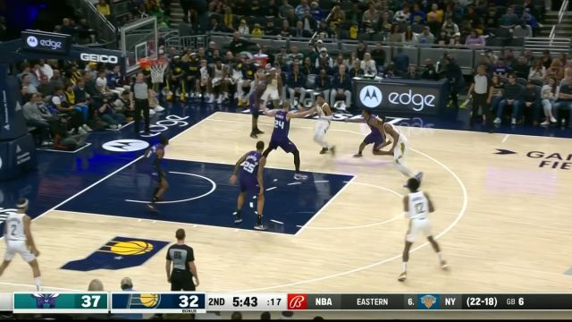 【2023年01月09日 黄蜂vs步行者集锦】哈里伯顿声东击西击地妙传 特纳吃饼暴扣美滋滋