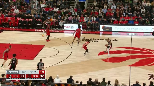 【2023年01月09日 开拓者vs猛龙集锦】心有灵犀一点通！西亚卡姆妙手回传科洛科平地起飞暴力灌筐