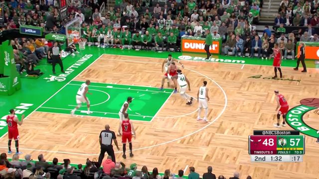 【2023年01月10日 公牛vs凯尔特人集锦】默契值满分！卡鲁索炮弹长传助攻武切维奇滑翔上篮