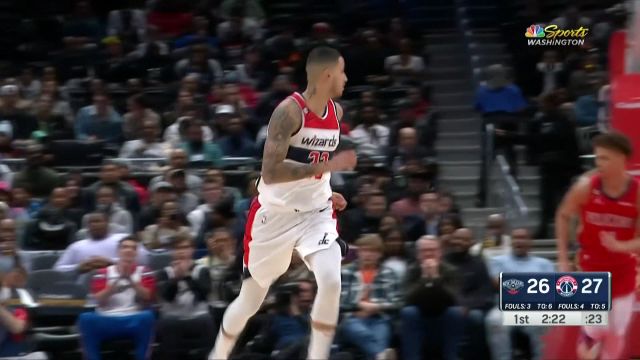 【2023年01月10日 鹈鹕vs奇才集锦】你强我更强！库兹马登场表演里突外投连砍13分