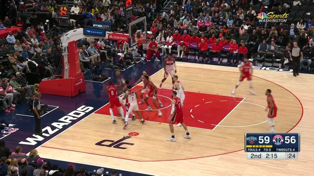 【2023年01月10日 鹈鹕vs奇才集锦】一点机会都不放过！CJ见缝插针助飞瓦兰空切暴扣