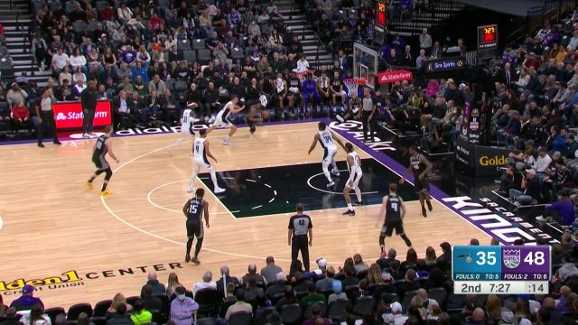 【2023年01月10日 魔术vs国王集锦】天赋的呈现简单粗暴！班凯罗空中接力扣篮命中