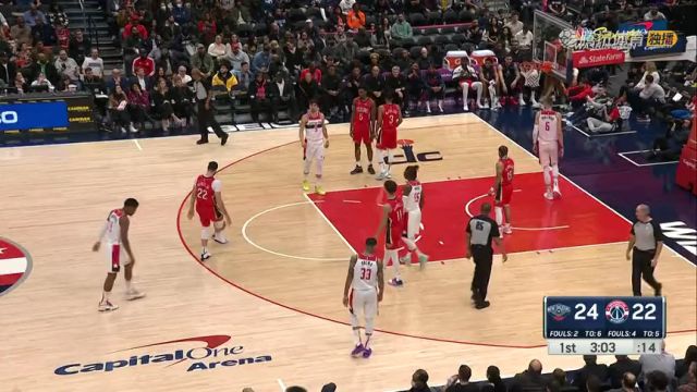 【2023年01月10日】鹈鹕vs奇才第1节英文原声回放