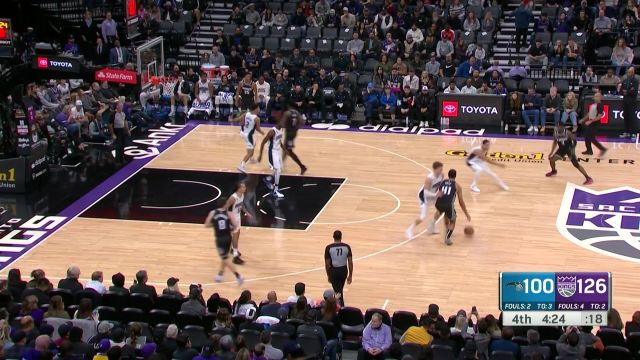 【2023年01月10日 魔术vs国王集锦】上门送数据？班巴迎面巴掌大帽莱尔斯