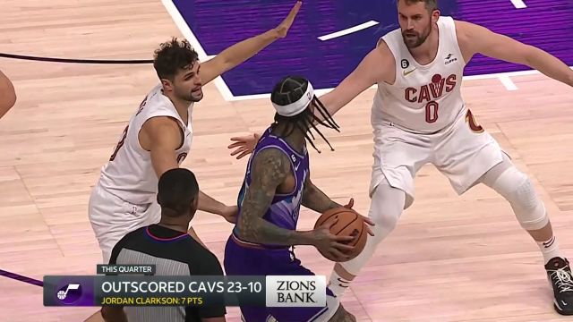 【2023年01月11日】NBA常规赛：骑士vs爵士第3节英文原声回放