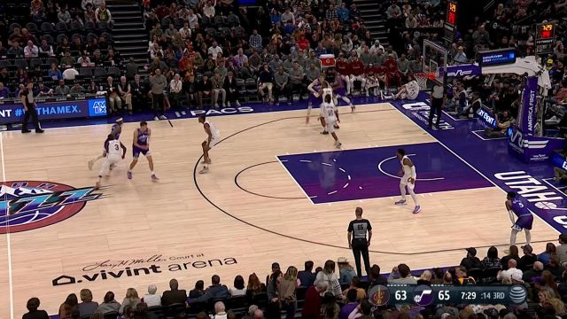 【2023年01月11日 骑士vs爵士集锦】一己之力扩大分差 克拉克森展现爆炸火力连砍7分