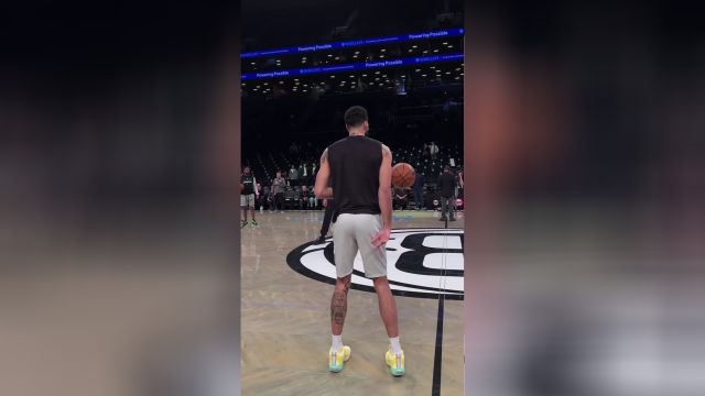 【2023年01月13日 凯尔特人vs篮网集锦】篮网绿军球员赛前热身 手感火热最终会鹿死谁手