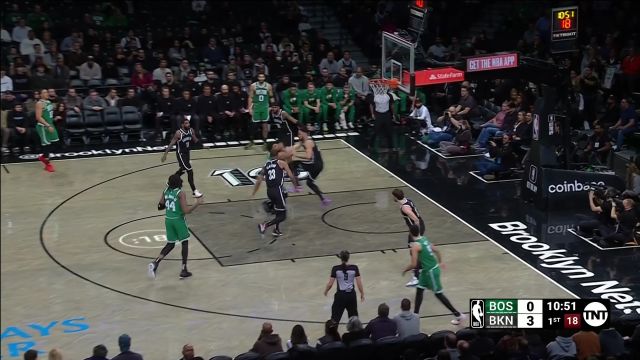 【2023年01月13日 凯尔特人vs篮网集锦】配合绝妙！斯马特脑后长眼回手妙传助飞威廉姆斯暴力灌筐