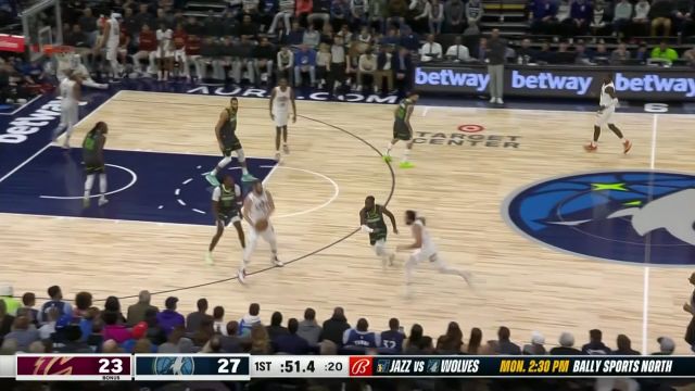 【2023年01月15日】骑士vs森林狼第1节中文解说回放