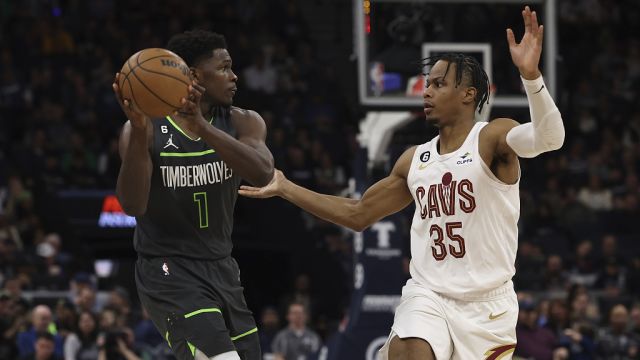 【2023年01月15日 骑士vs森林狼集锦】骑士102-110森林狼 爱德华兹26+6+7森林狼双杀骑士