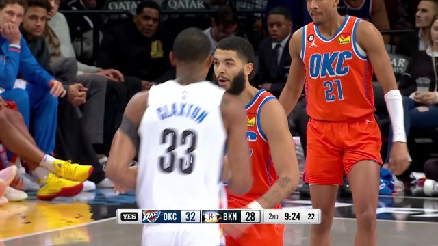 【2023年01月16日 雷霆vs篮网集锦】别拿赛斯不当库里！小库里里突外投连取八分