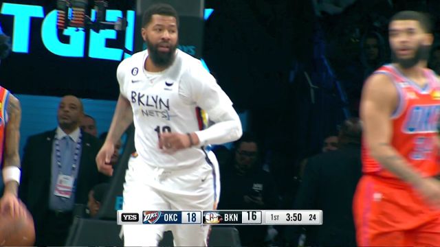 【2023年01月16日 雷霆vs篮网集锦】完美底线球战术！莫里斯1秒钟暴扣结束战斗