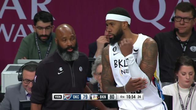 【2023年01月16日】NBA常规赛：雷霆vs篮网第4节英文原声回放