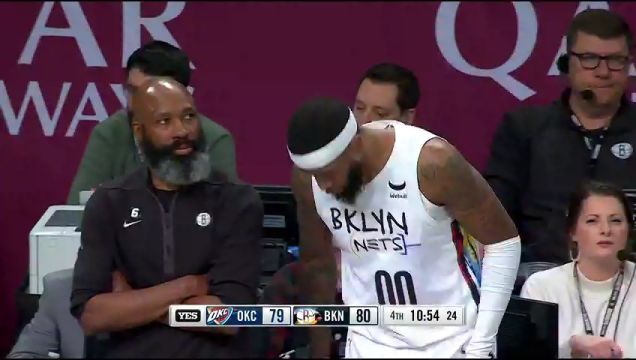 【2023年01月16日】NBA常规赛：雷霆vs篮网第4节中文解说回放