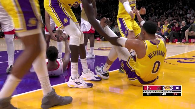 【2023年01月17日 火箭vs湖人集锦】稳定输出！格林迎人中距离手起刀落