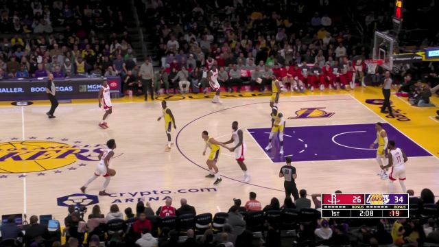 【2023年01月17日 火箭vs湖人集锦】不撞的头破血流不回头！格林强杀内线被湖人包围血帽伺候