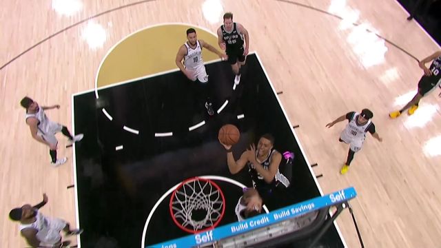 【2023年01月18日 篮网vs马刺集锦】快攻反击一瞬间！约翰逊大刀阔斧突破上篮造杀伤