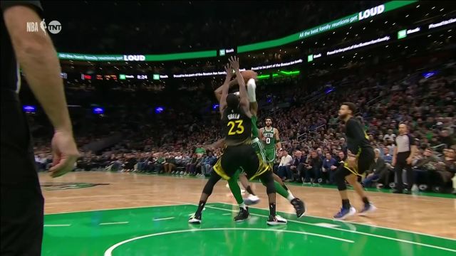 【2023年01月20日 勇士vs凯尔特人集锦】配合默契十足 塔图姆两度连线罗威轰炸内线