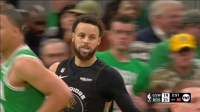 【2023年01月20日 勇士vs凯尔特人集锦】手感说来就来！库里弹道精准飚中三分