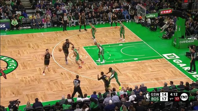 【2023年01月20日 勇士vs凯尔特人集锦】汤普森vs凯尔特人集锦 全场24分连中三分洞穿外线