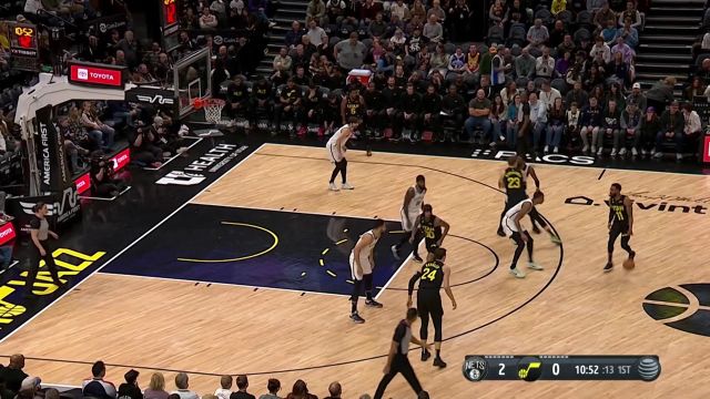 【2023年01月21日 篮网vs爵士集锦】开场就手热 克拉克森先送妙传再送举火烧天