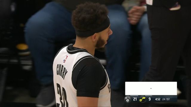 【2023年01月21日】NBA常规赛：篮网vs爵士第1节英文原声回放