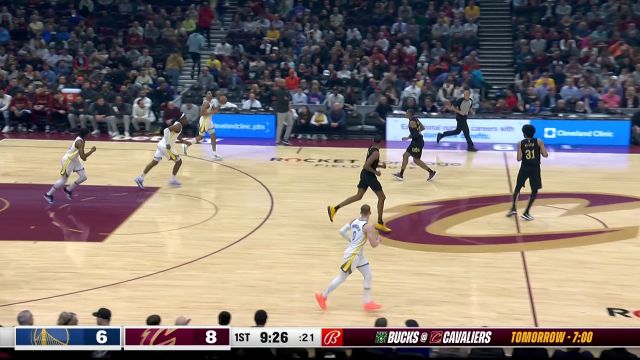 【2023年01月21日 勇士vs骑士集锦】库里不在我挑大梁 普尔开局弹无虚发三分球三投三中