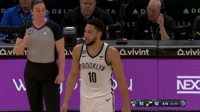 【2023年01月21日】NBA常规赛：篮网vs爵士第4节中文解说回放