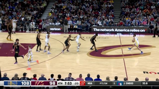 【2023年01月21日 勇士vs骑士集锦】炮轰内线 普尔撕裂防线无解中投