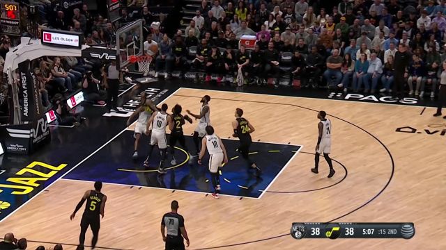 【2023年01月21日 篮网vs爵士集锦】欧文底线杀入无视防守上篮 克拉克森闪转腾挪失衡打进