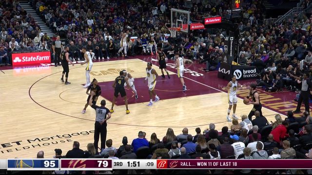 【2023年01月21日 勇士vs骑士集锦】勇士vs骑士精华回放 勇士全队23记三分力克骑士