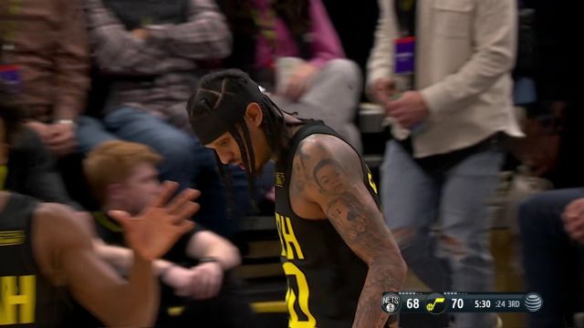 【2023年01月21日】NBA常规赛：篮网vs爵士第3节中文解说回放