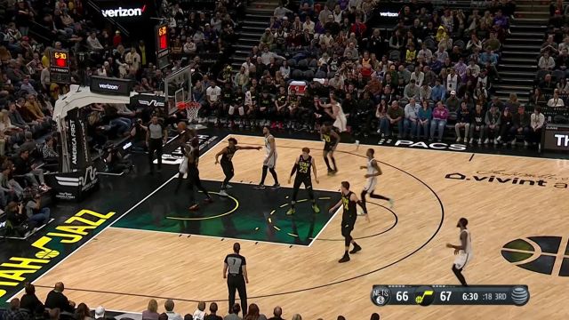 【2023年01月21日 篮网vs爵士集锦】欧文强顶防守上篮得手 克拉克森张守三分还以颜色