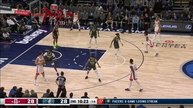 【2023年01月22日 火箭vs森林狼集锦】申京送出神来之笔助飞克里斯托弗 伊森连续假动作中距离干拔命中