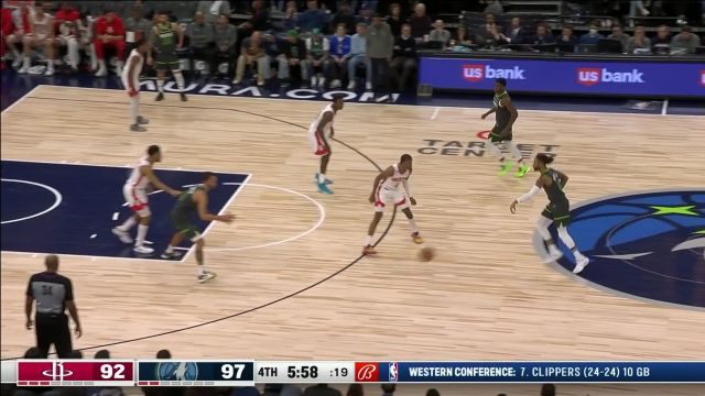 【2023年01月22日】 NBA常规赛：火箭vs森林狼第4节中文解说回放