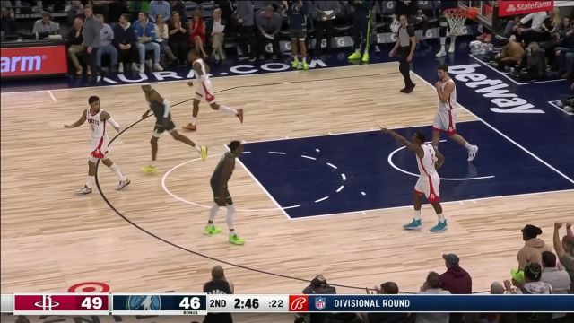 【2023年01月22日 火箭vs森林狼集锦】不要小看状元的含金量 爱德华兹猛虎下山暴力隔扣申京